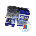 Laminiertes Kassettenband schwarz auf weißem tze 231 Etikettenband